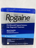 Rogaine Mens Extra Strength 5% Minoxidil Topical Solution 3 Month Supply 7/24