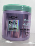 Loreal Everpure Sulfate free￼ Scalp Care Detox Scrub Exfoliate Apricot 8oz