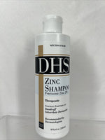 DHS ZINC Shampoo PYRITHIONE Zinc 2% for Dandruff Control 8oz 6/24