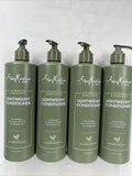(4) Shea Moisture Men  light Weight Conditioner Coconut Oil Maca 15oz Pump ￼