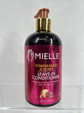 Mielle Pomegranate & Honey Leave-In Conditioner Moisturizing Curl Primer 12oz