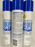 (2) Condition 3-In-1 Extra Hold Hairspray Sunscreen  Protect Unscented 7 oz