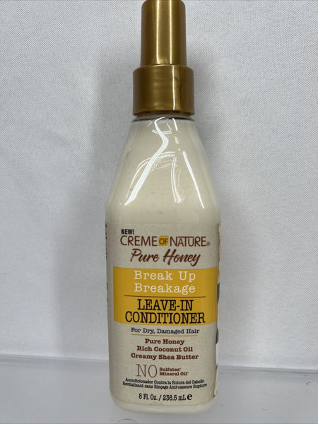 Creme of Nature Pure Honey Break Up Breakage Leave-In Conditioner 8 oz