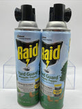 (3) Raid Yard Guard Mosquito Fogger Insect Spray Insecticide Last 6 Hour 16 Oz