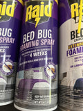 (3) Raid MAX Bed Bug Crack Crevice Extended Protection Foaming Spray 16.5oz