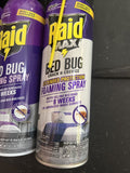 (3) Raid MAX Bed Bug Crack Crevice Extended Protection Foaming Spray 16.5oz