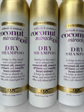 (4) Coconut Miracle Oil Dry Shampoo 5 Oz. Extra Strength Refresh & Restore +