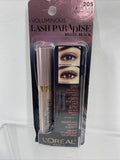 (2) L'Oreal 205  Mystic Black Voluminous Lash Paradise Washable Mascara