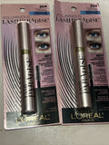 (2) L'Oréal 204 Blackest Black Voluminous Lash Paradise Mascara Waterproof
