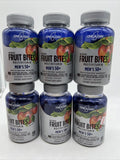 (6) One A Day Men's 50+ Multivitamin Fruit Bites 60 Gummy Immune Support 9/22