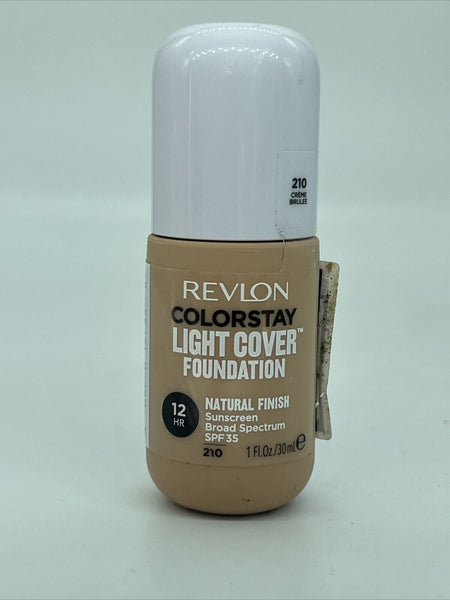 (2) Revlon 210 Creme Brûlée ColorStay Light Cover Liquid Foundation COMBINE SHIP