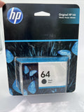 Original HP 64 Black Ink Cartridge | Works with DeskJet New 10/23