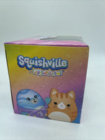 Squishville Beach 2" Naomi Narwhal  Cocktail Sandcastle Plush Playset BNIB Toy