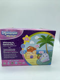 Squishville Beach 2" Naomi Narwhal  Cocktail Sandcastle Plush Playset BNIB Toy