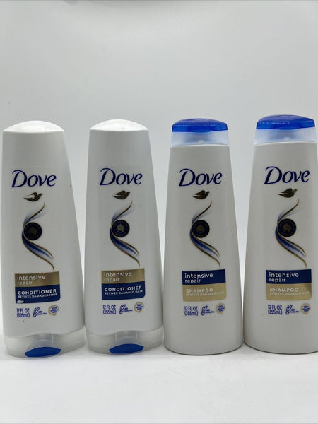 (4) Dove Nutritive Solution Intensive Repair Strengthening Shampoo & Conditioner