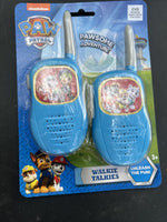 Nickelodeon Kids Paw Patrol Walkie Talkie Set Up To 100 Meters Range 2 Way Radio