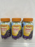 (3) Emergen-C Elderberry Immune Support & Botanicals Gummies-36 ea.bott.