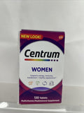 Centrum Women Multivitamin/Multimineral supplement (120 tablets) 8/24