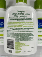 (12) Cetaphil Daily Advance Ultra Hydrating Lotion Shea Butter Dry Sensitive 16o