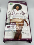 Depend Womens Silhouette Maximum Absorbancy Underwear Pink Large 20ct