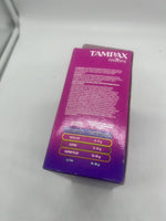 Tampax Tampons 28 Ct Radiant Unscented Regular Light Cleanseal wrapper