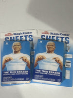 (2) Mr. Clean Sheets Non-Scratch Magic Eraser For Multi-Purpose 5.7 in.   L 8 pk