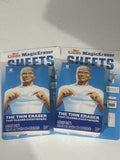(2) Mr. Clean Sheets Non-Scratch Magic Eraser For Multi-Purpose 5.7 in.   L 8 pk