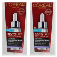 (12) LOreal Revitalift Derm Intensives Hyaluronic Acid Facial Serum FragFree 1.5