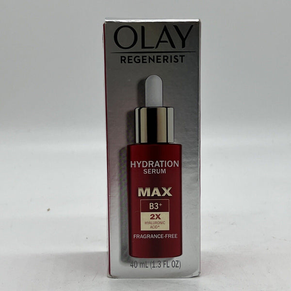 Olay Regenerist Max Hydration Serum B3+ 2X Hyaluronic Acid, 1.3 fl oz