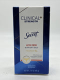 Secret Clinical Strength Active￼ Fresh soft￼￼ Solid Deodorant ￼1.6oz 10/23