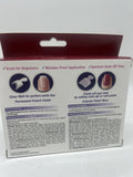 KISS Brush on Gel Nail Kit | White Tips | 48 Short Length Tips Manicure