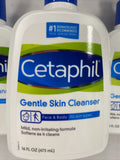 (3) Cetaphil GENTLE Face & Body Cleanser MILD all Types Moisturizing ￼ 16oz
