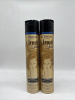 (2) Loreal Paris Elnett Satin EXTRA STRONG HOLD Hair Spray Hairspray 11 oz
