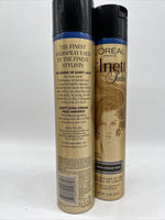 (2) Loreal Paris Elnett Satin EXTRA STRONG HOLD Hair Spray Hairspray 11 oz