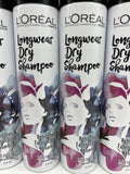 (4) L'Oreal Paris Hair Care Advanced Hairstyle Longwear Dry Shampoo, 3.4oz
