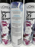 (4) L'Oreal Paris Hair Care Advanced Hairstyle Longwear Dry Shampoo, 3.4oz