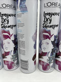 (4) L'Oreal Paris Hair Care Advanced Hairstyle Longwear Dry Shampoo, 3.4oz