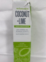 Schmidt's Coconut & Lime Tooth plus Mouth Paste Botanical Extracts 4.7 oz