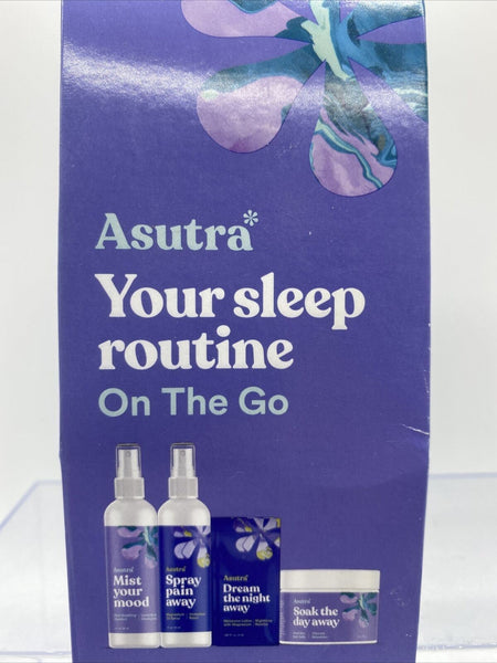 Asutra Mist Your Mood Sprain Pain Away Dream Night Soak the Day On the Go Kit