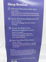 Asutra Mist Your Mood Sprain Pain Away Dream Night Soak the Day On the Go Kit