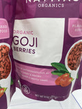(2) Navitas Organics Goji Berries 8oz. Bag Organic Non-GMO Sun-Dried Health Fiod