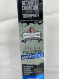 My Magic Mud Activated Peppermint Charcoal Fluoride-Free Whitenin Toothpaste 4oz