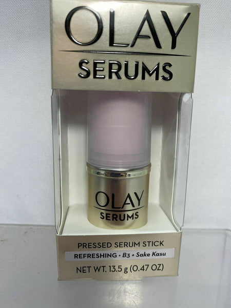 Olay Serums Pressed Serum Stick Vitamin B3 Sake Kasu-Refresh  .47oz COMBINE SHIP