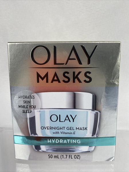 Olay Hydrating Overnight Gel Face Mask VitaminE Wrinkle Repair Moisturizer 1.7oz