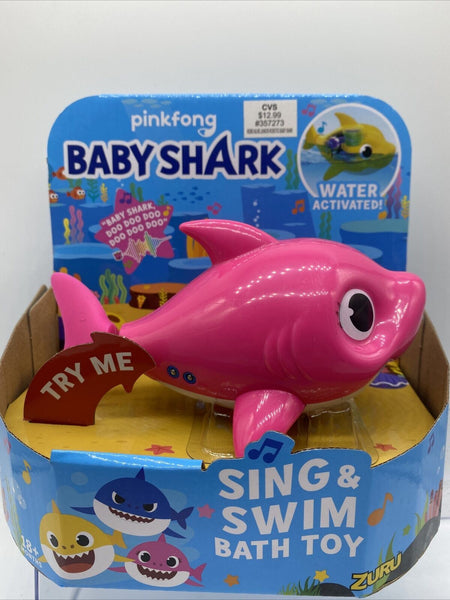 Robo Alive Junior MOMMY SHARK Battery-Powered SING AND SWIM Bath