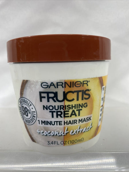 Garnier Nourishing Treat 1 Minute Hair Mask + Coconut Extract 3.4oz COMBINE SHIP