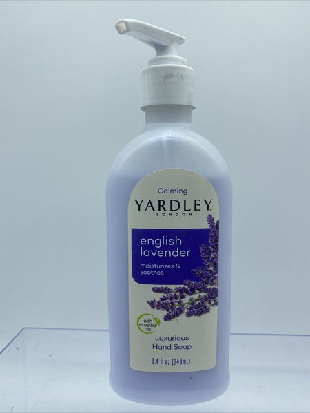 Yardley London English Calming Lavender Hand Soap 8.4 oz