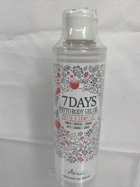 Ariul 7 Days Phyto 6 Complex Body Gel Oil Tomato Banana Apple Carrot  6.76 oz
