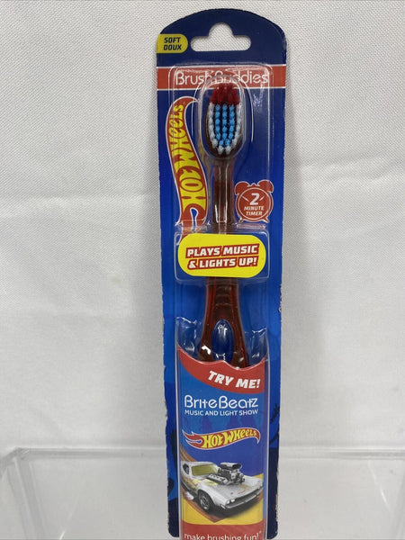 HOTWHEELS Manual Toothbrush Brush Buddies Kids Musical & Lights Up