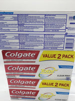 (6tubes) Colgate Total SF Deep Clean Mint Toothpaste 4.8oz Per Tube 3 Value Pack
